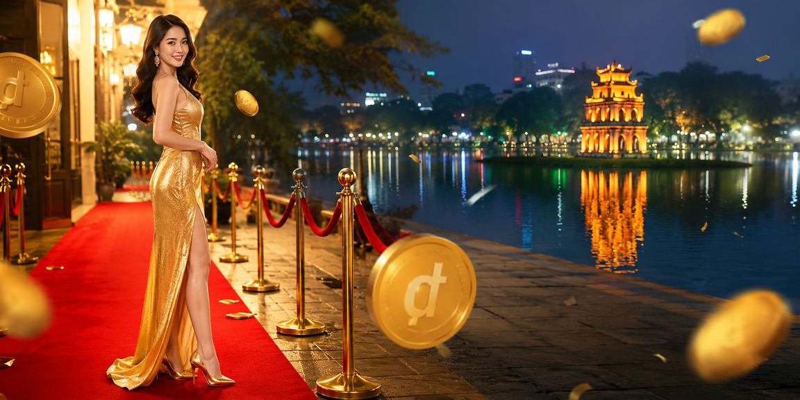Không khí lễ hội giải trí và tài chính tại Hà Nội về đêm